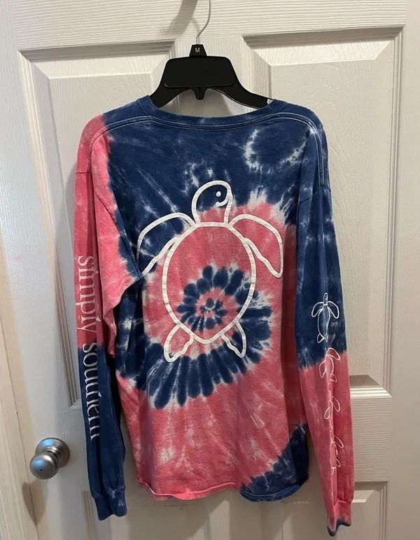 Simply southern tie dye long sleeve barely worn - Image 2