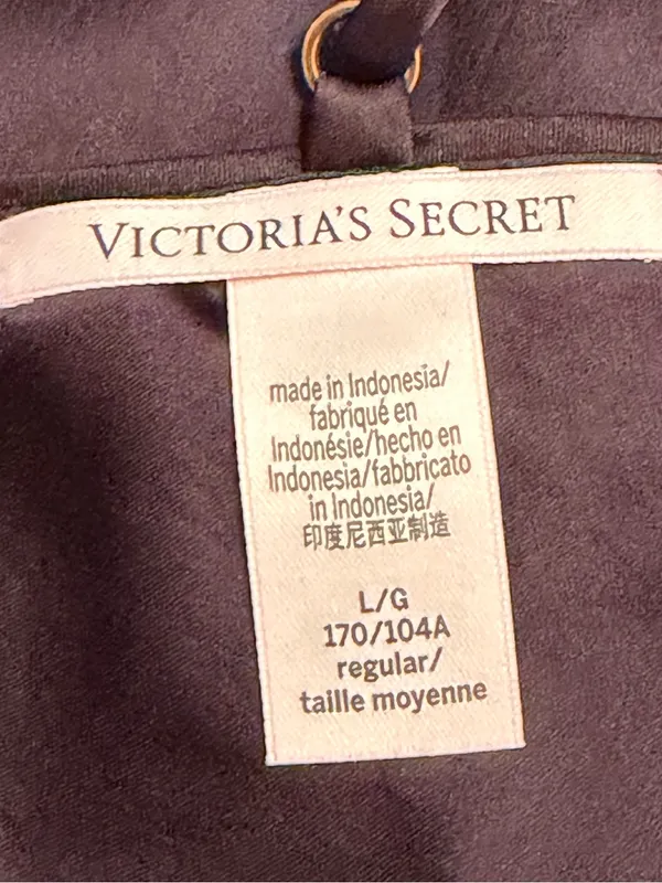 Victoria Secret Women’s Luxe Satin Tunic Cami Slip Sleepwear Top Size Large - Image 4