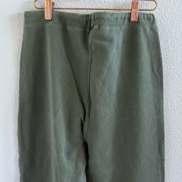 Vintage GAP Stretch Green Lounge Pants Cozy Pant Green Elastic Waist Pull On M - Image 6
