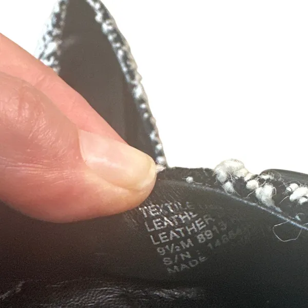 Tory Burch Georgia Boucle Tweed Pointed Toe Flats Black White 9.5 - Image 9