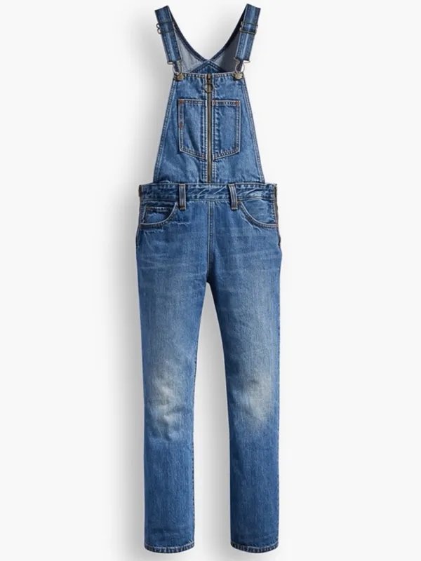 Levi’s Orange Tab Front Zip Overalls 28 - Image 16