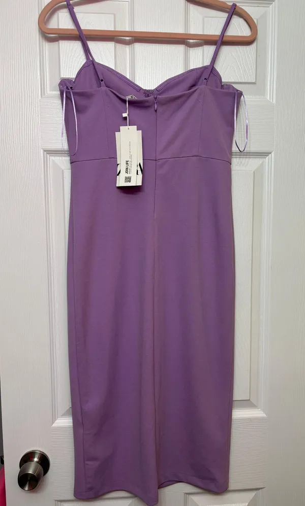 Purple ZARA Dress Midi - Image 2
