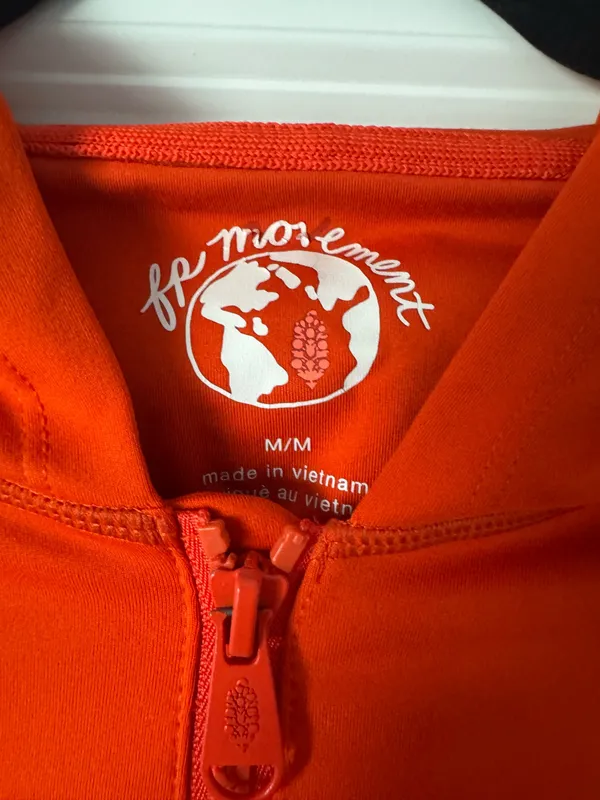 FP Movement Orange Zip-Up Athletic Jacket - Image 6