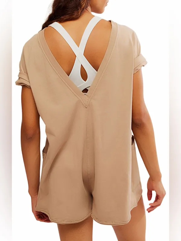 Free People Movement Hot Shot Tee Romper Size Medium - Image 3
