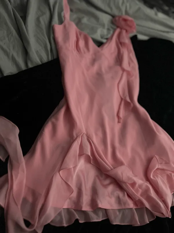 White Fox Boutique Mini Pink Dress - Image 4
