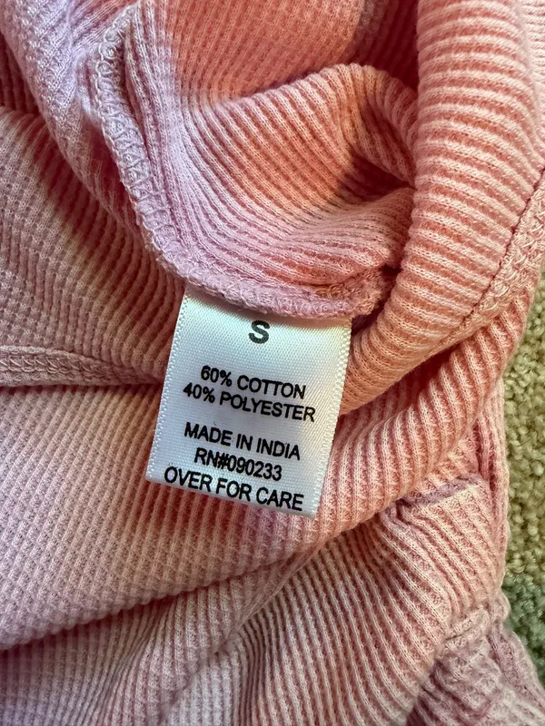 PacSun PAC Cares Pink Ribbed Tank Top - Image 6