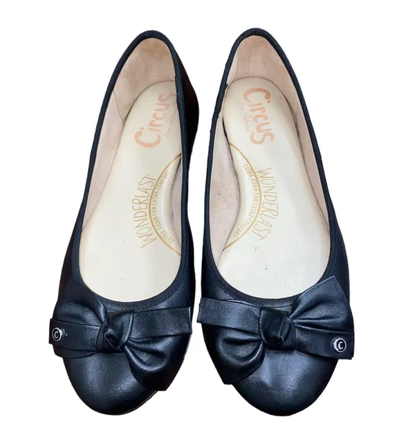 Circus by Sam Edelman Connie Leather Ballet Flat size 8 black - Image 2