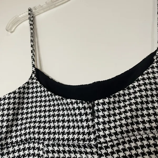 Bec + Bridge French Liaison Mini Dress black squares size US 6 - Image 5
