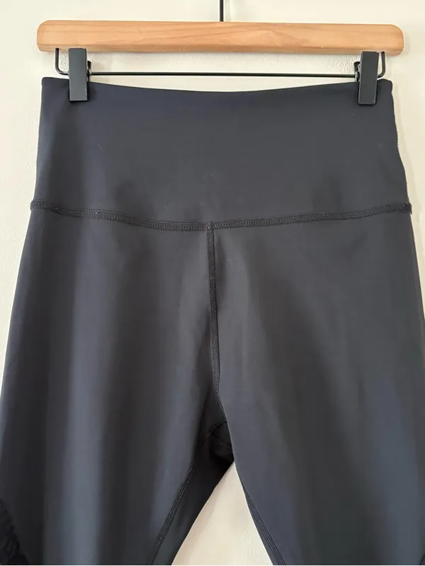 Beyond Yoga Cut It Close Mesh High Waisted Yoga Leggings Black Size M - Image 7