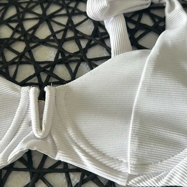Beach Riot Blair Underwire Bikini Top, White, Small, $118 - Image 5