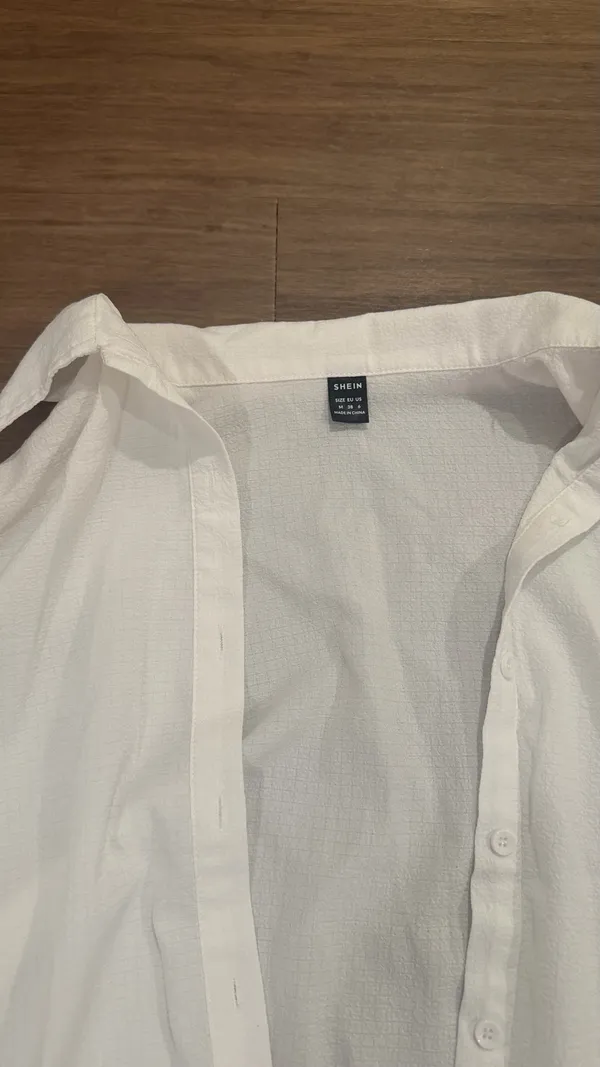 SHEIN linen long sleeve White Size M - Image 3