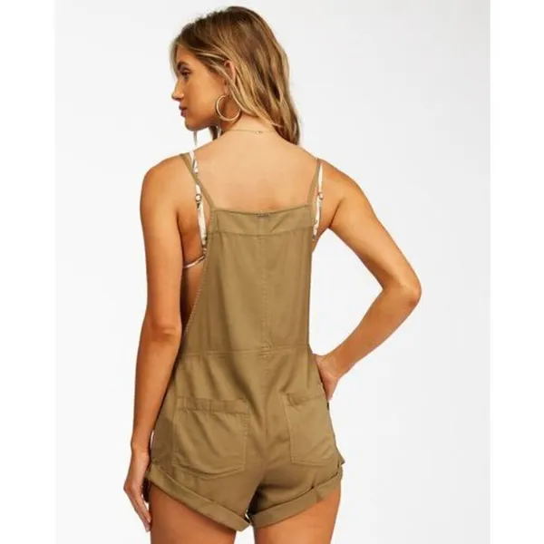 ✨Billabong Wild Pursuit Short Sz Large Sage Overalls✨ - Image 3