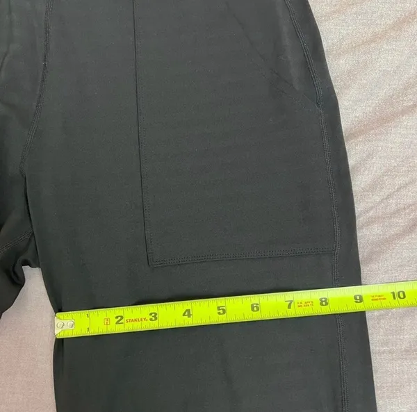 SheIn Solid Black Stretchy Waist High Rise Joggers Athletic Pants Size Medium - Image 10