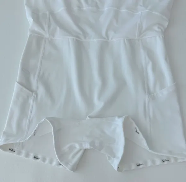 Lululemon Perf-ect Your Pace Dress White Size 8 Dress Skort Pickleball Tennis - Image 9