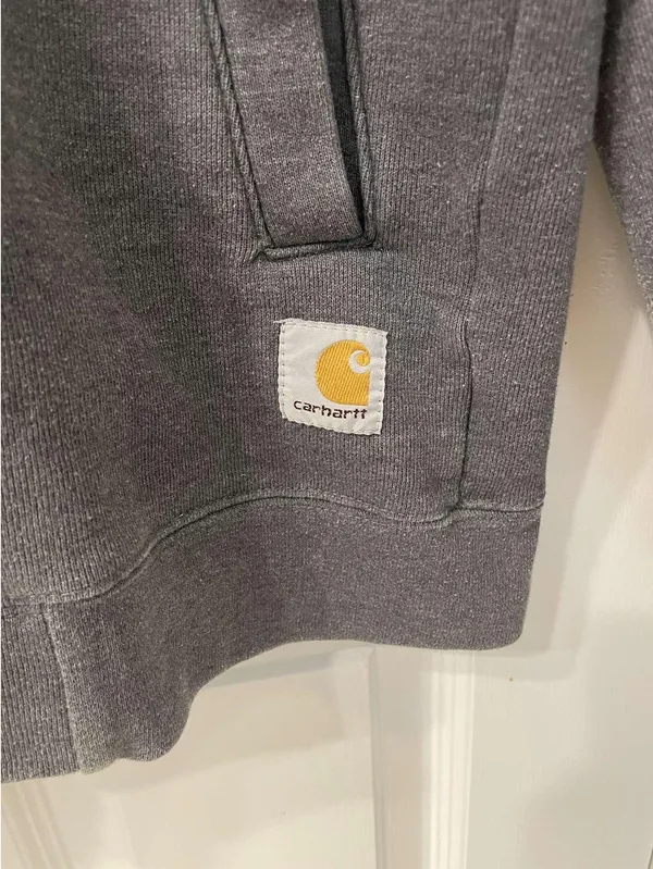 Carhartt Gray Fleece Jacket - Image 3