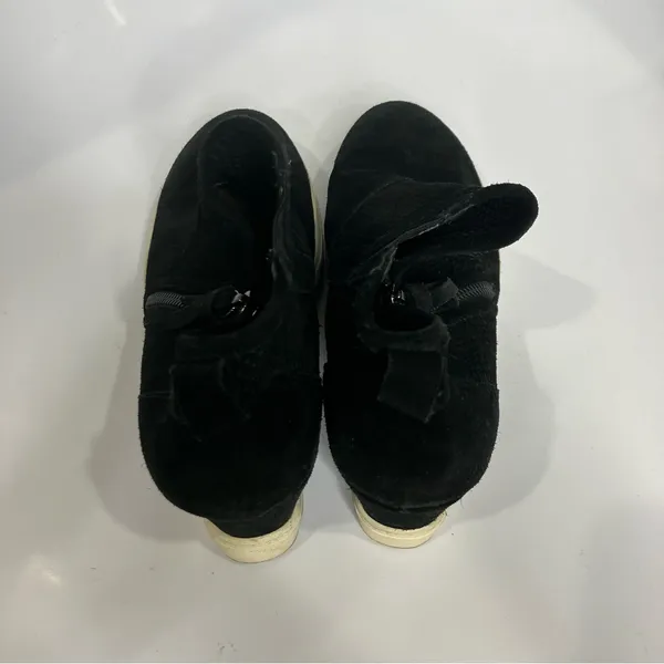 Sofft Bellview black suede‎ wedge sneakers booties women’s size 10 casual - Image 6