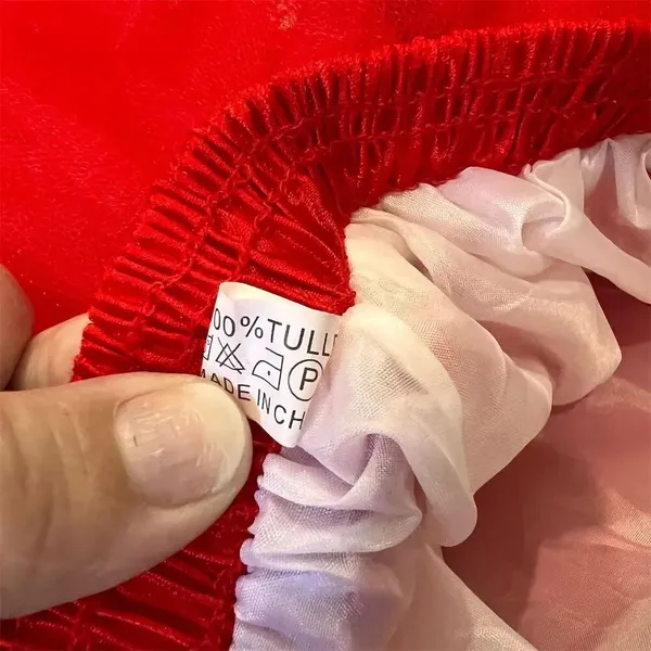 Women's Red Tulle Tutu Skirt‎ One Size Party Dance - Image 9