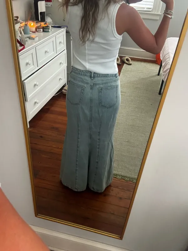BDG Maxi Denim Skirt - Image 3