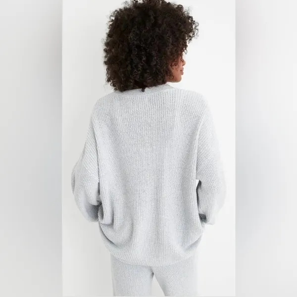 Aerie Oversized Henley Sweater - Image 3