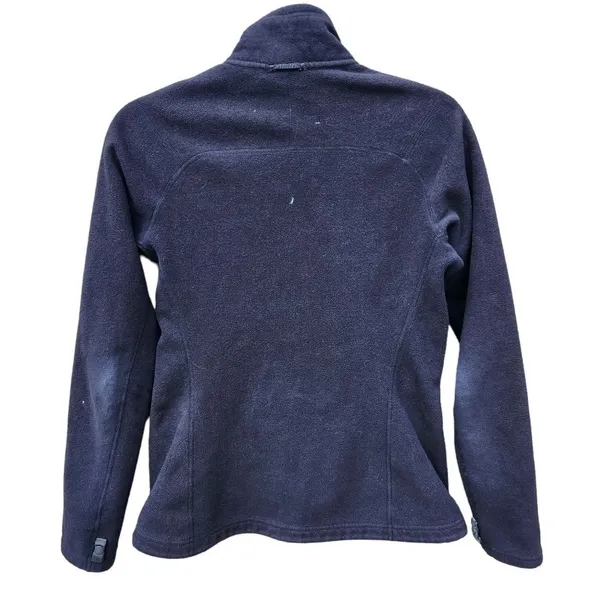The North Face fleece zip up jacket black Medium fits a‎ Small - Image 2