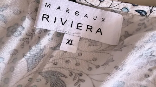Margaux Riviera Women's Dress Sz XL Floral Drawstring Ruffle Spring Bloomcore - Image 2
