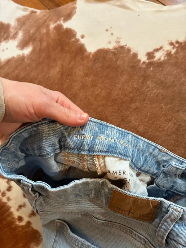 American Eagle curvy mom Jean size 00 regular Strigid real good No flaws! - Image 6