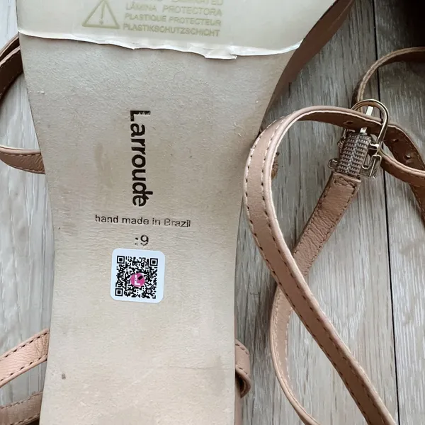 Larroude Gio Sandal Tan Size 9 - Image 7