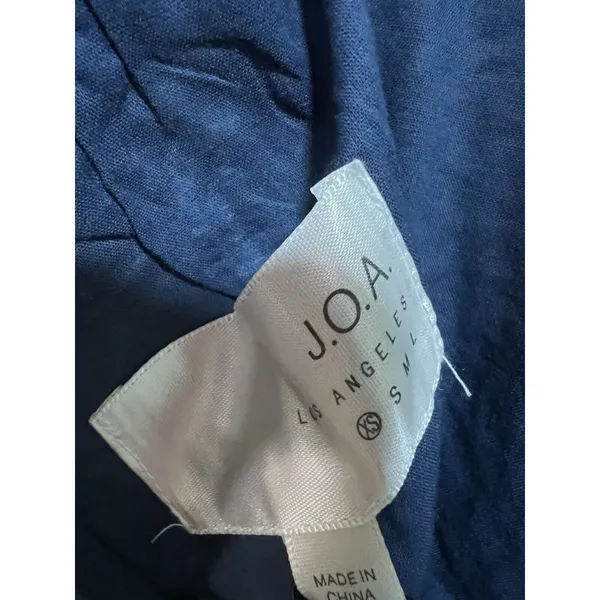 J.O.A.‎ lace trim halter Dress Navy And White NWT - Image 6