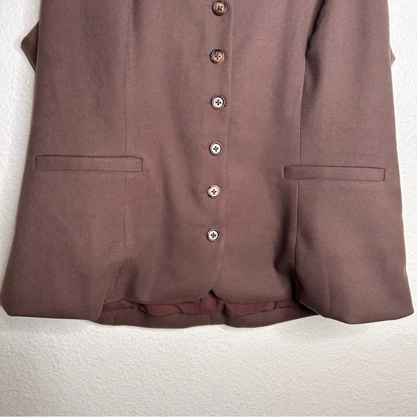 Reformation Delanie Top in Brown 12 - Image 7