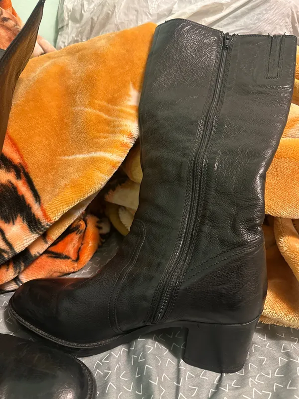 Clarks Mascarpone Ela Women Black Leather Boots - Image 17