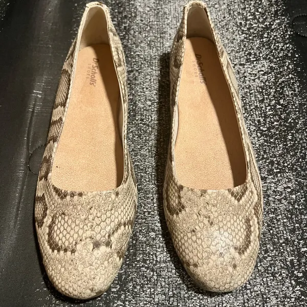 Womens sz9.5 NWOT Dr. Scholl's Wexley Slip On Flats-Taupe/Snake Print. - Image 4