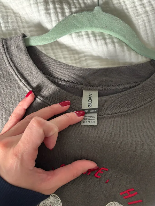 Sweatshirt Gray Size XL - Image 3