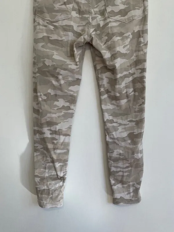 LEVI'S 720 High Rise Super Skinny Crop Jeans Tan Camo Camouflage Cropped Ankle - Image 13