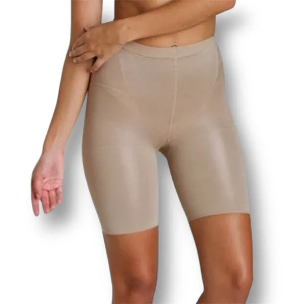 Spanx by Sara Blakely Super Power Panties In Power Line Mid Thigh Nude Size F‎ - Image 2