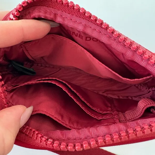 DAGNE DOVER x SEPHORA Limited Edition Mara Phone Sling Crossbody Bag Burgundy - Image 8
