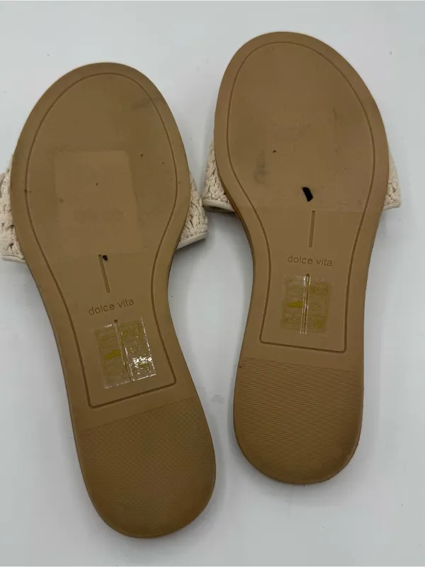 Dolce Vita Dasa Woven Slide Sandal Women's Buckle Detail Sandstone Size 6 resort - Image 3