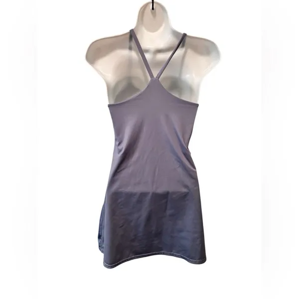 Boutique Tennis Pickle Ball Dress Attached Shorts Pockets S Periwinkle Racerback - Image 2