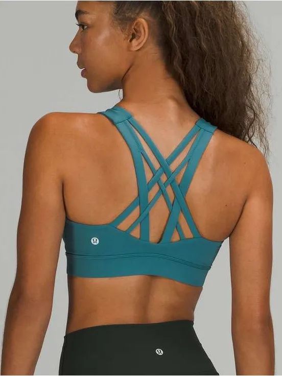 Lululemon Free To Be Elevated Bra Light Suppor DD/E Cup in Capture Blue 6 - Image 2