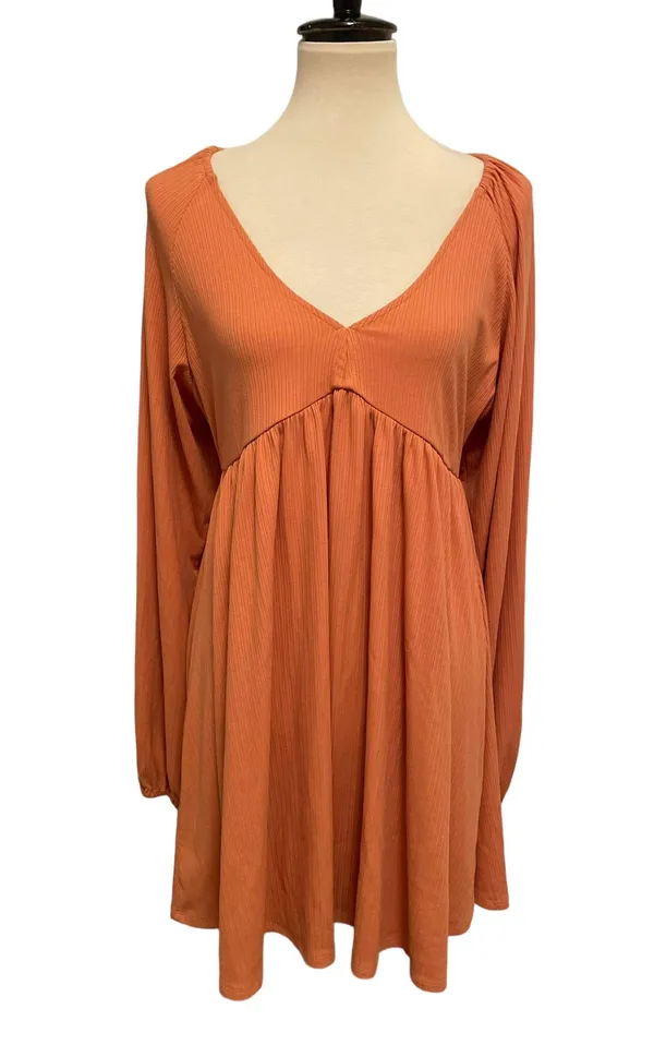 Giorgia Dress In Ginger - Image 4