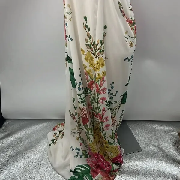 Vici floral halter backless maxi spring fairy dress size large - Image 6