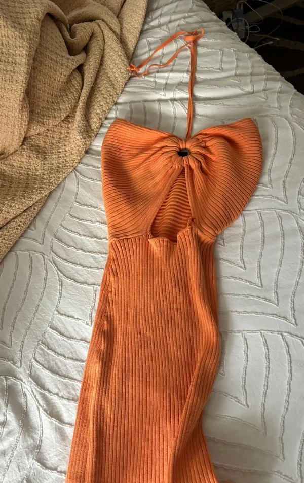 Orange Vacation Dress  - Image 5