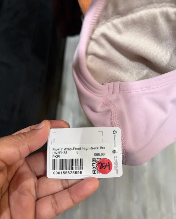Lululemon Flow Y Bra Wrap Front High Neck - Image 4