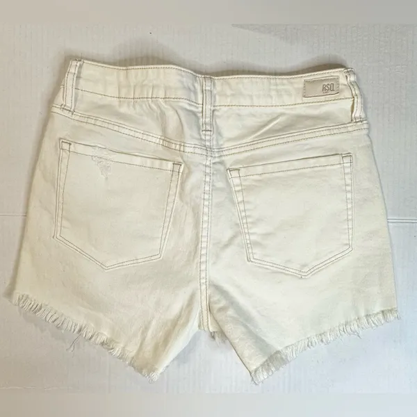 RSQ High Rise Short Womens Size 26 Distressed Fringed Summer Girlcore Beach New‎ - Image 10
