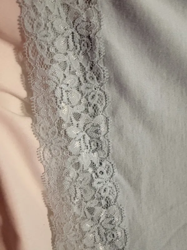 Hippie Rose Toplight blue with lace on bottom size xl - Image 2