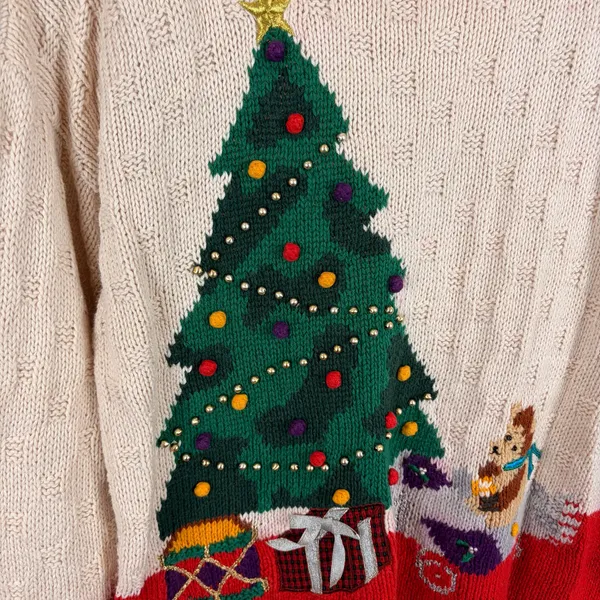 Vintage Marissa Christina Classics Christmas Sweater - Image 2