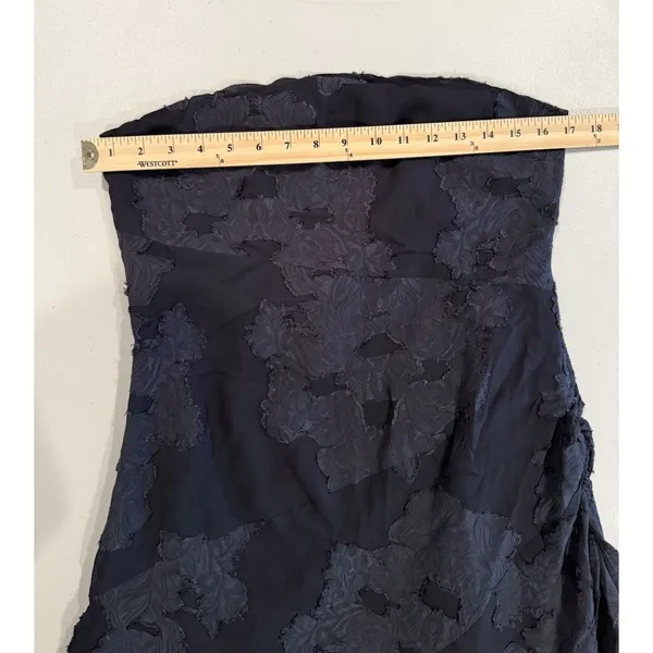 Collusion x Asos Jacquard Asymmetric Dress 8 Vamp Grunge Whimsigoth Dk Romantic - Image 6
