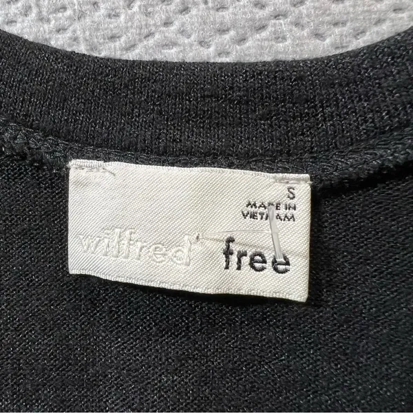 Wilfred Free Black Sleeveless Sweat Romper Size Small Athleisure Loungewear EUC - Image 4