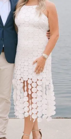 White dot maxi dress - Image 2