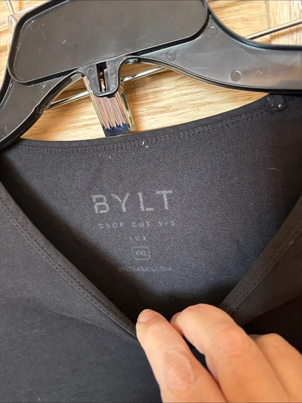 Ladies BYLT Black Crew Neck T-Shirt xxl - Image 2