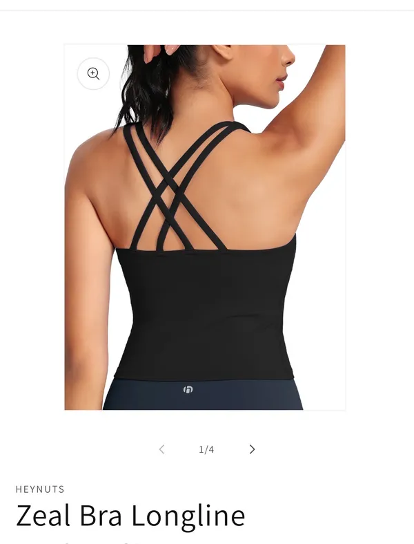 Heynuts black athletic tank top Size L - Image 5